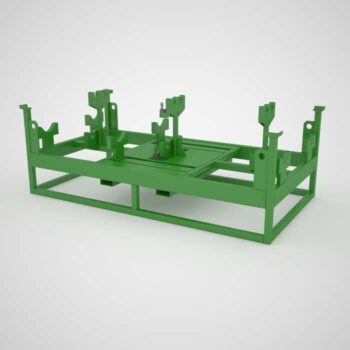 Crank Shalft and Cam Automotive Shipping Rack Green