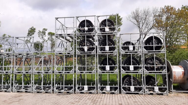 Coil Reel Storage and Transport Stack Racks