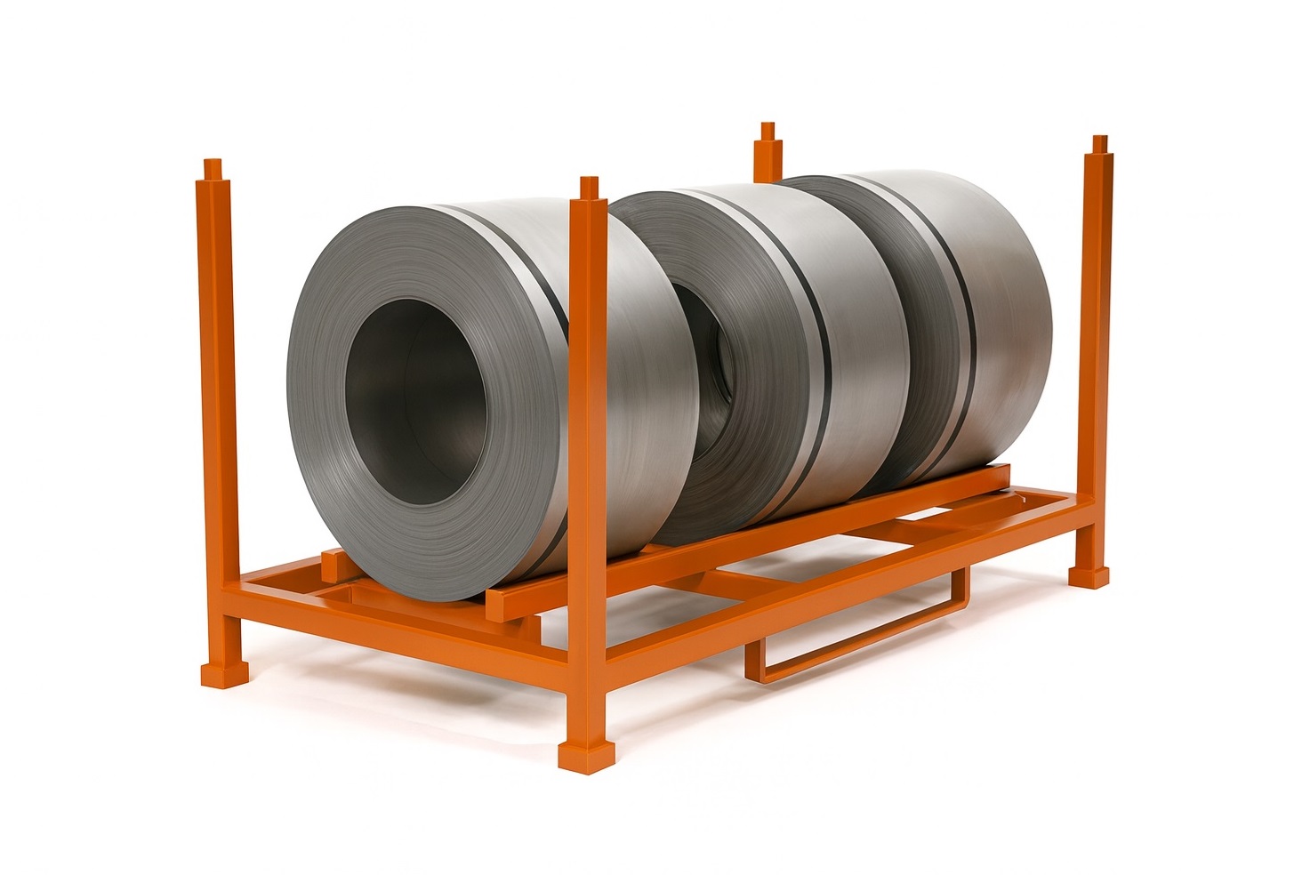 Coil Storage Rack with Steel Coils Stored Pix Coil Storage Rack with Steel Coils Stored Pix