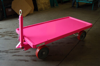 Quad Steer Tow Cart Pink