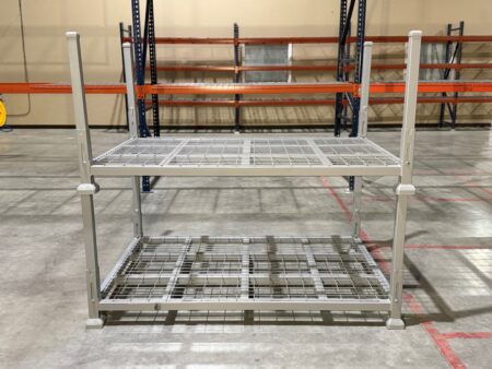 Stack Rack with Hinged Corner Posts 10