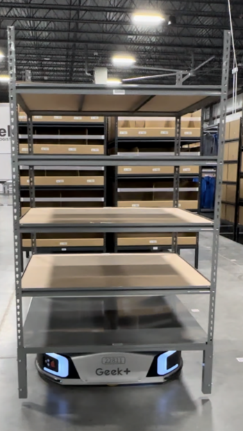 AMR Automated Mobile Robot Shelving