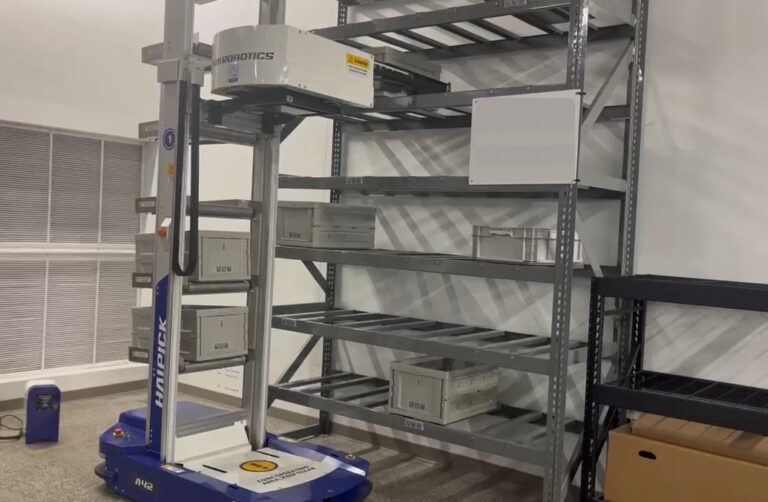 Tote Racking System | Storage Tote Shelving System for AMRs