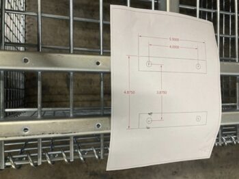 Caster Kit Hole Diagram