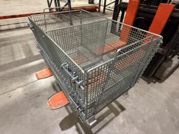 Junior Wire Container on Forklift