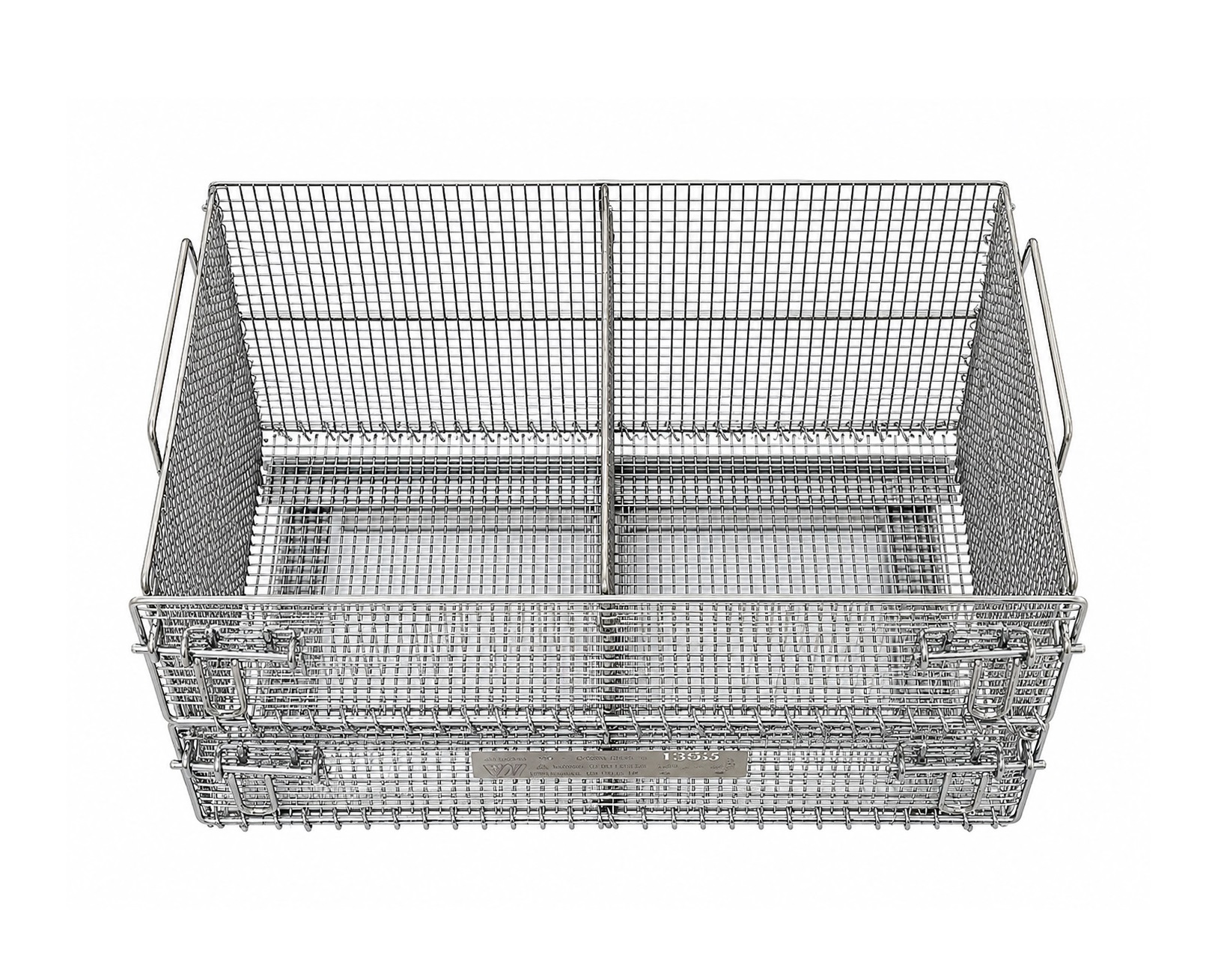 Junior Wire Container with Vertical Wire Dividers Junior Wire Container with Vertical Wire Dividers