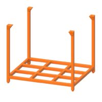 All-Welded Transport Stack Racks Fit Side By Side in a Trailer