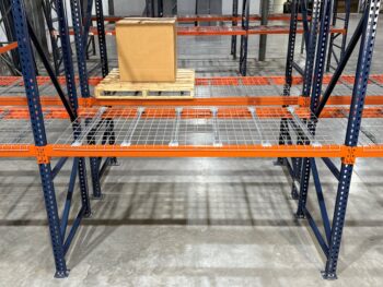 Flared Wire Decking in Pallet Racking