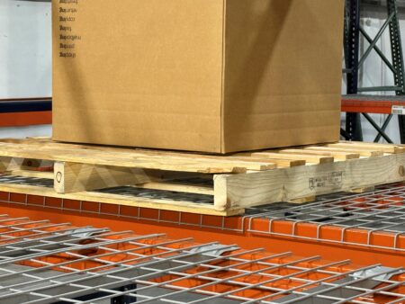 Wire Deck with Flared Channel Supports Wire Deck with Flared Channel Supports