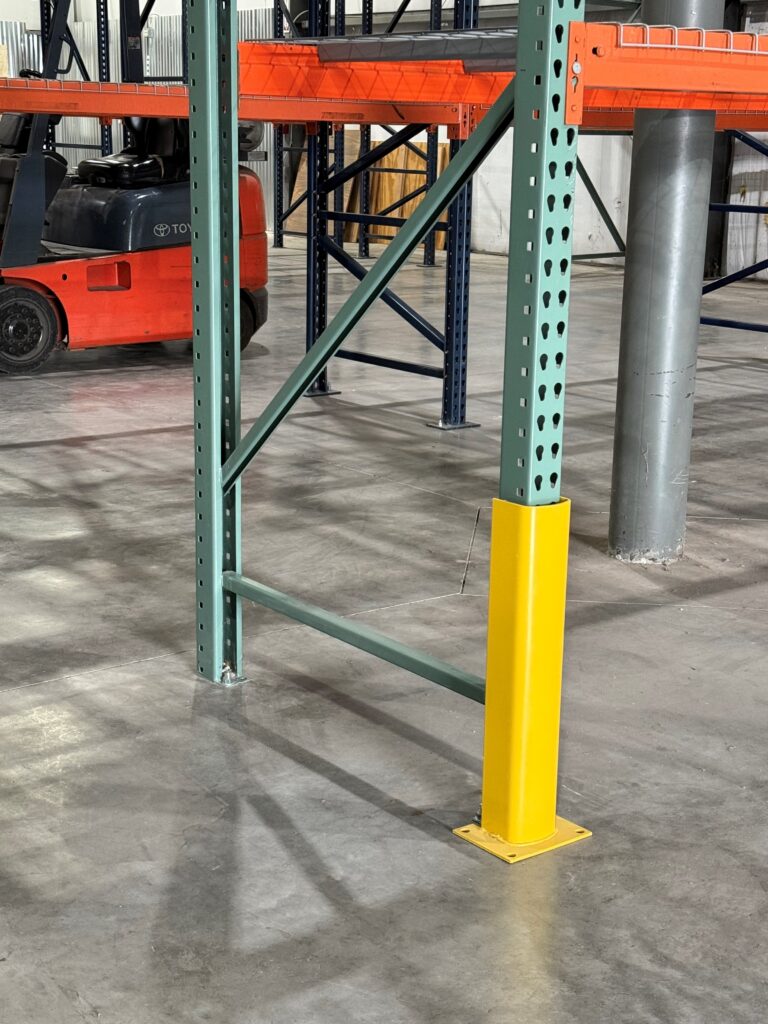 24 Inch high Floor Mount Pallet Rack Upright Post Protector