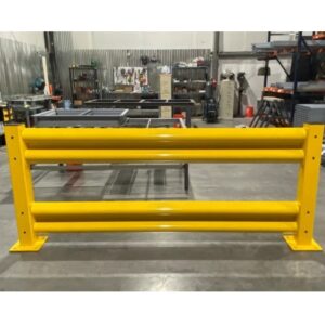 Double-Tier Industrial Guard Rail | Warehouse Safety Barriers
