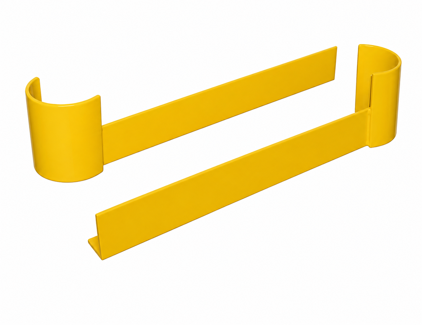 End of Aisle | End of Row Pallet Rack Protectors | Half Moon Protector