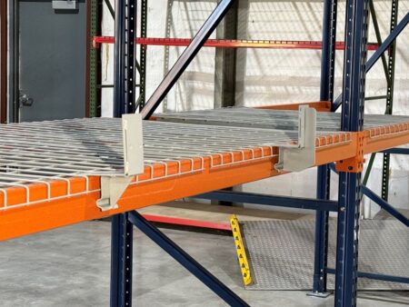 Single and Double Single Pallet Stops for Pallet Rack Single and Double Single Pallet Stops for Pallet Rack