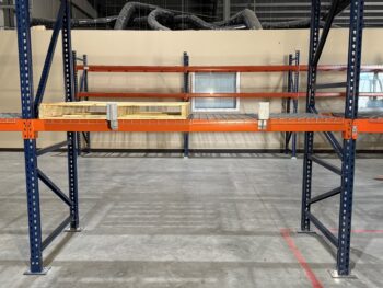 Standard and Heavy Duty Pallet Safety Stops in Pallet Racking