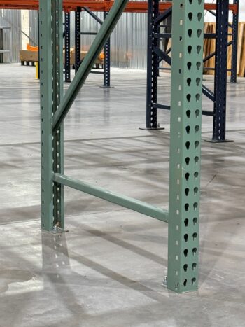 Teardrop Pallet Rack Upright Frame