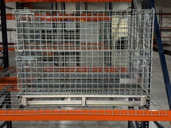 Wire Container Steel Angle Runner Pallet Rack Wire Decking 2