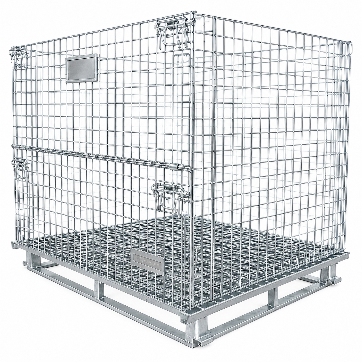 45x48x34 Custom Wire Containers with Runners 45x48x34 Custom Wire Containers with Runners