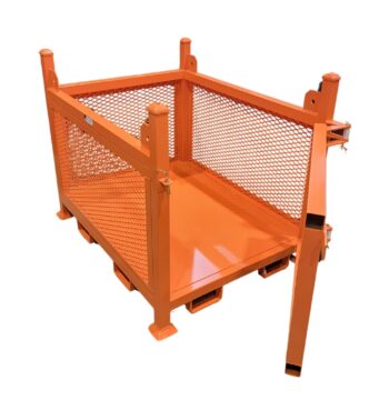 Crane Lifting Cage with Swing Gate