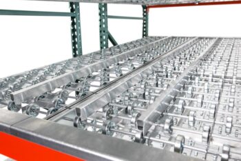 Unex Series 100 Heavy Duty Steel Skate Wheel Gravity Carton Flow Rack