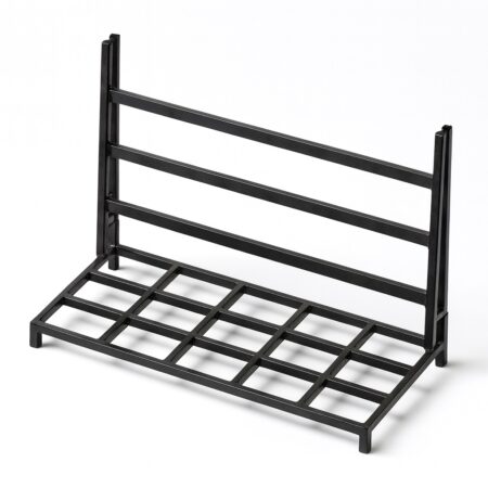L-Shaped Glass Rack Drawing Feature Picture L-Shaped Glass Rack Drawing Feature Picture