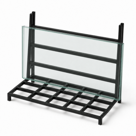L-Shaped Glass Racks | Glass Sheet Storage Systems