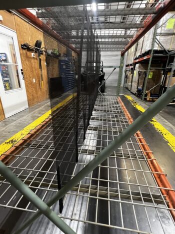 Left to Right Vinyl Mesh Backstop