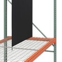 Soft Vinyl Mesh Hanging Backstop | Left to Right Shelf Divider