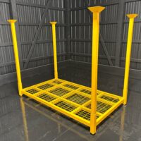 48″ d. x 84″ w. x 69″ h. Portable Stack Racks