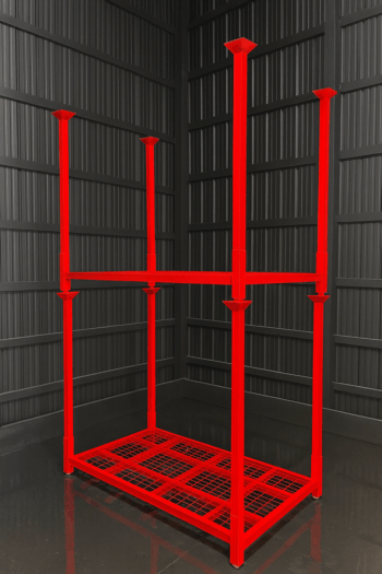 60x92x69 Stack Racks Stacked 2 High