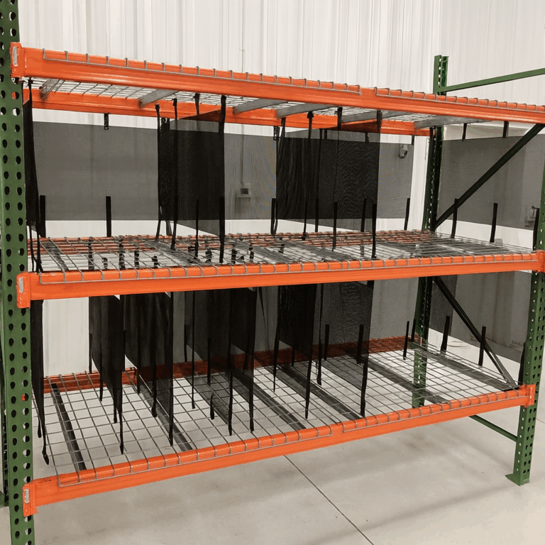Pick Face Redesign with Soft Vinyl Mesh Dividers Increases Efficiency