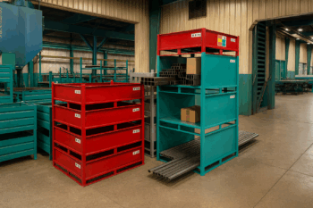 Two Wall Cradle Steel Bins Feature Pic Two Wall Cradle Steel Bins Feature Pic