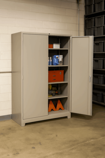Lyon Steel Storage Cabinets for manufacturing plant warehouse distribution center