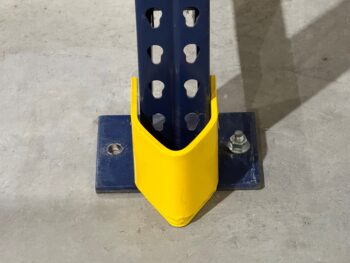Four Inch High V-Nose Column Guard for Enlarged Foot Plates