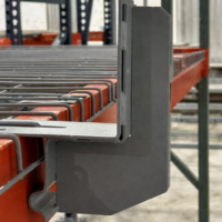 Heavy-Duty Pallet Stop with Gusset for Structural Pallet Rack