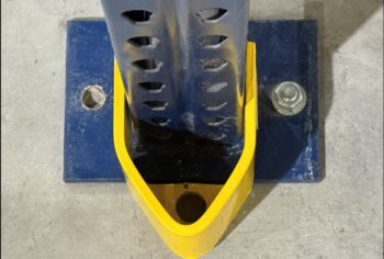 V-Nose Column Protector with Bull Nose Anchor Hole