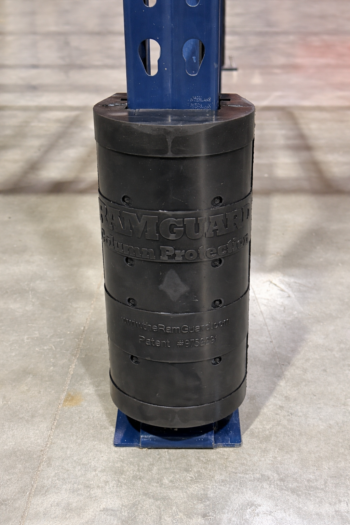 12 Inch High Rubber Column Protector for Mecalux Upright