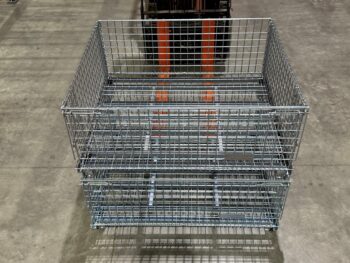 40x48x24 Custom Wire Container Stacked Inside