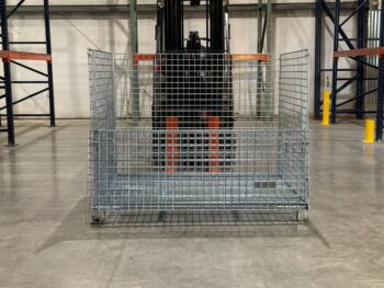 48x60x48 Custom Collapsible Wire Containers 48x60x48 Custom Collapsible Wire Containers