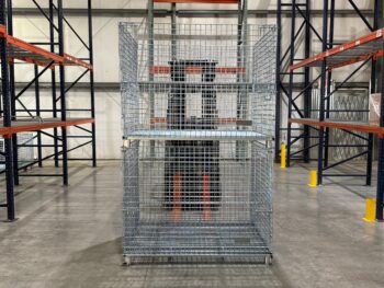 48x60x48 Wide Custom Collapsible Wire Containers 2 48x60x48 Wide Custom Collapsible Wire Containers 2