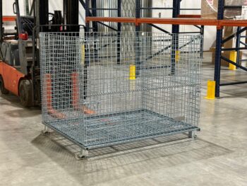 48x60x48 Wide Custom Collapsible Wire Containers 48x60x48 Wide Custom Collapsible Wire Containers