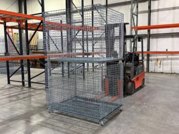 48x60x48 Wide Custom Collapsible Wire Containers 48x60x48 Wide Custom Collapsible Wire Containers