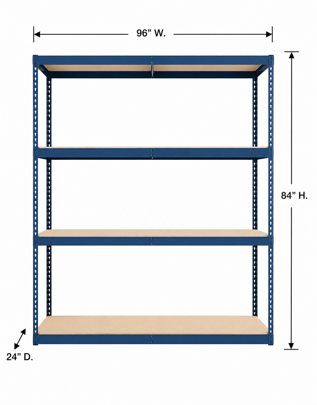 Boltless Shelving Standard Sizes