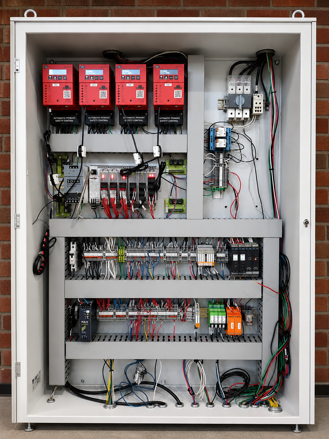 Custom Industrial Burner Control Panel Custom Industrial Burner Control Panel