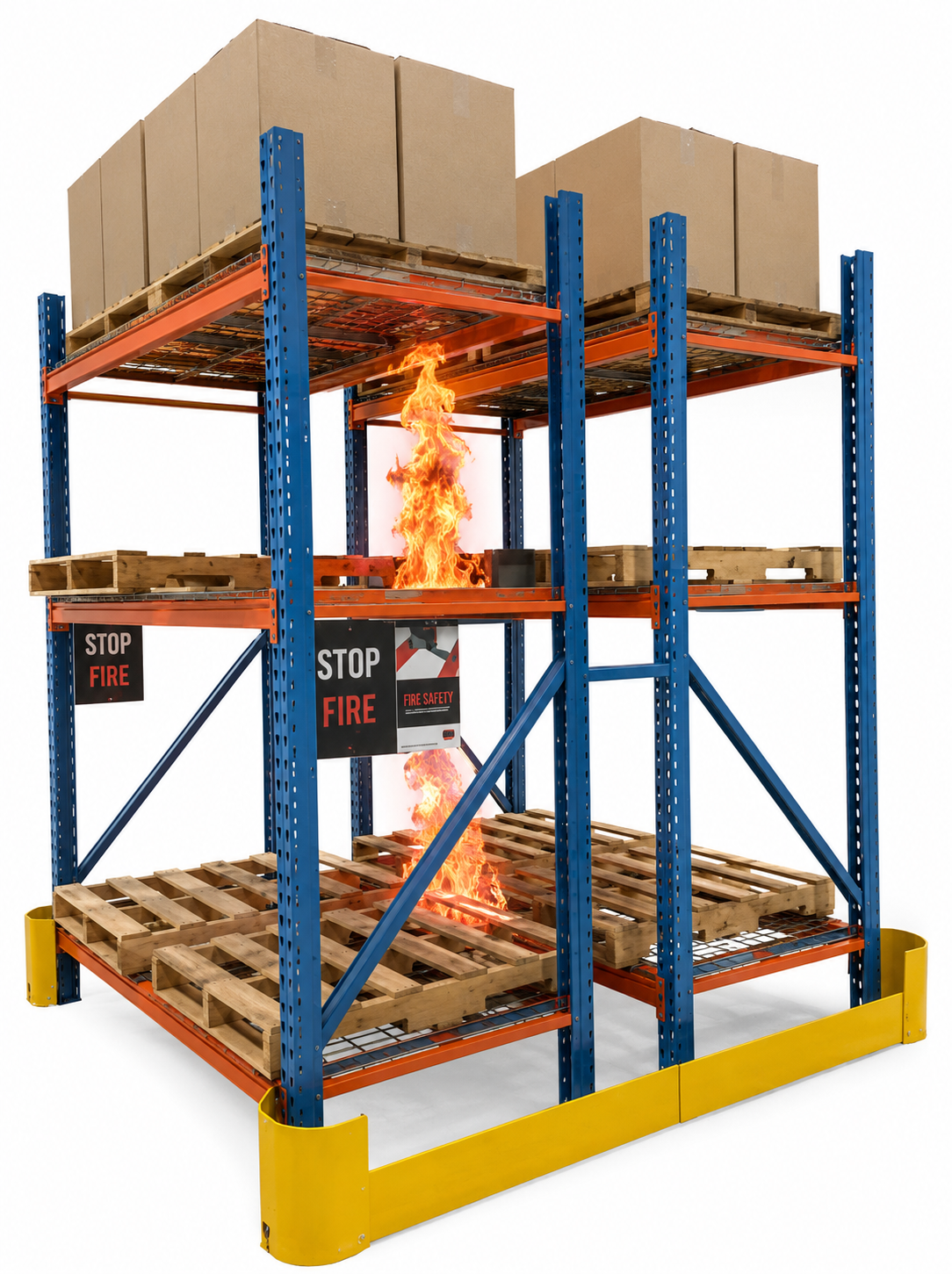 Warehouse Pallet Rack Fire Safety Warehouse Pallet Rack Fire Safety