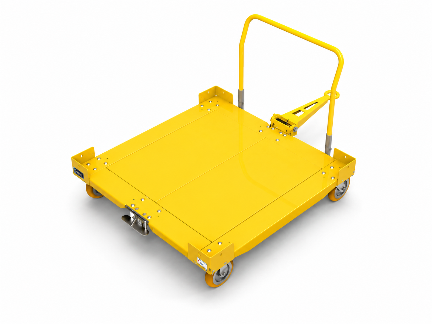 LFRS-5050-20 Flatbed Static Push Tow Cart Rear Angle View LFRS-5050-20 Flatbed Static Push Tow Cart Rear Angle View