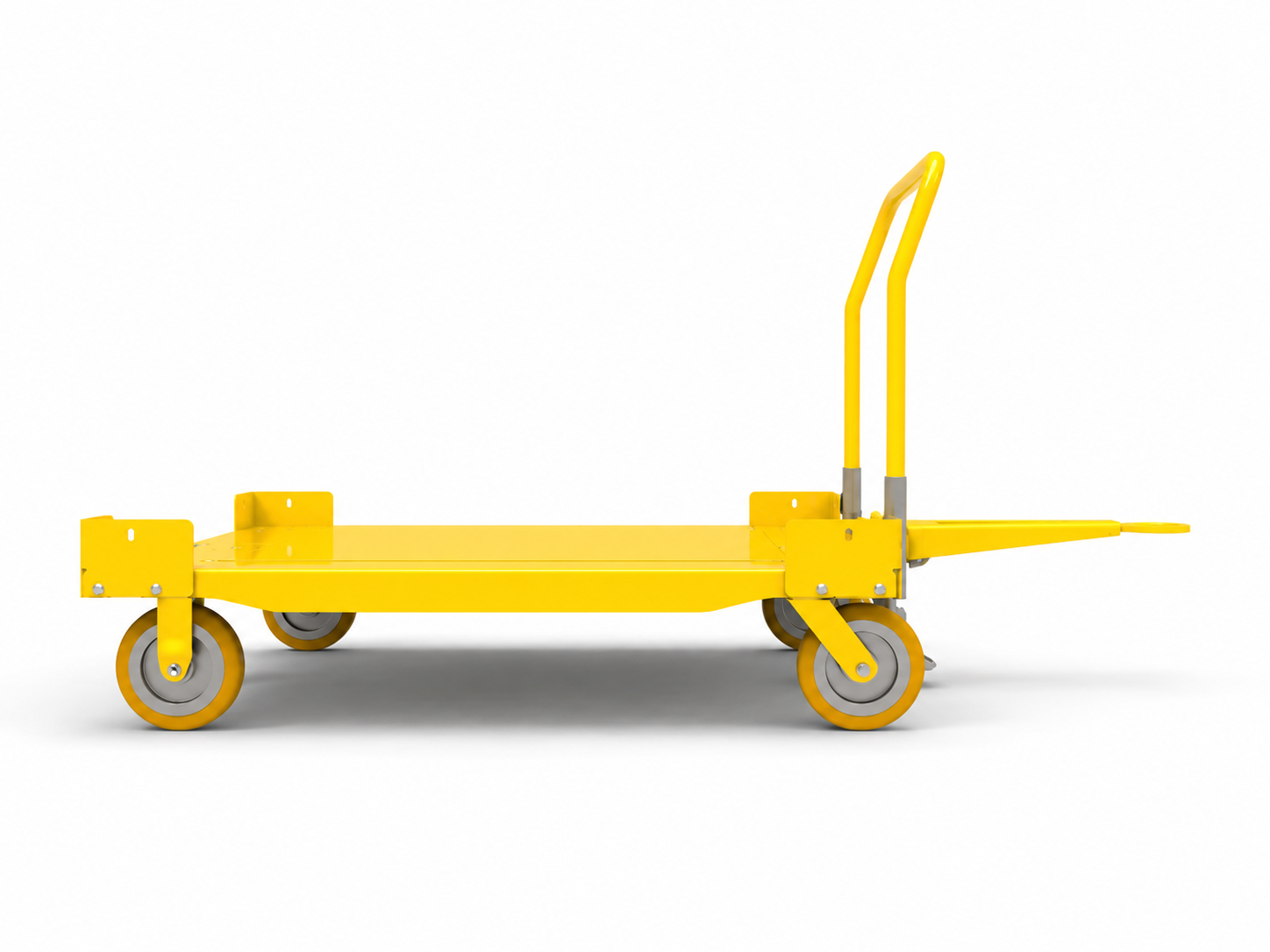 LFRS-5050-20 Flatbed Static Push Tow Cart Side View LFRS-5050-20 Flatbed Static Push Tow Cart Side View