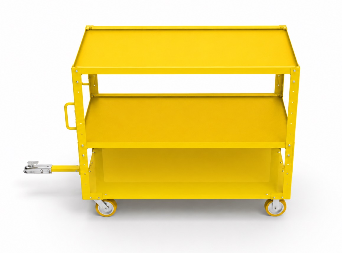 LSTRS-3872-20-2 Shelf Tugger Cart Side View LSTRS-3872-20-2 Shelf Tugger Cart Side View