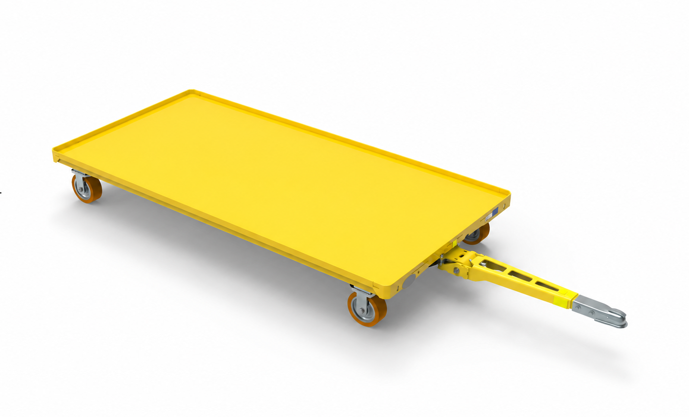 MFQS-50100-50 Quad Steer Flatbed Tugger Carts MFQS-50100-50 Quad Steer Flatbed Tugger Carts