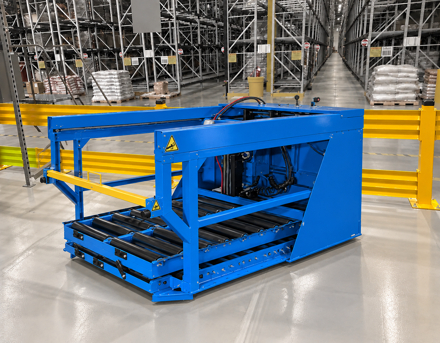 ATC Automatic Forklift Battery Transfer Carriage ATC Automatic Forklift Battery Transfer Carriage