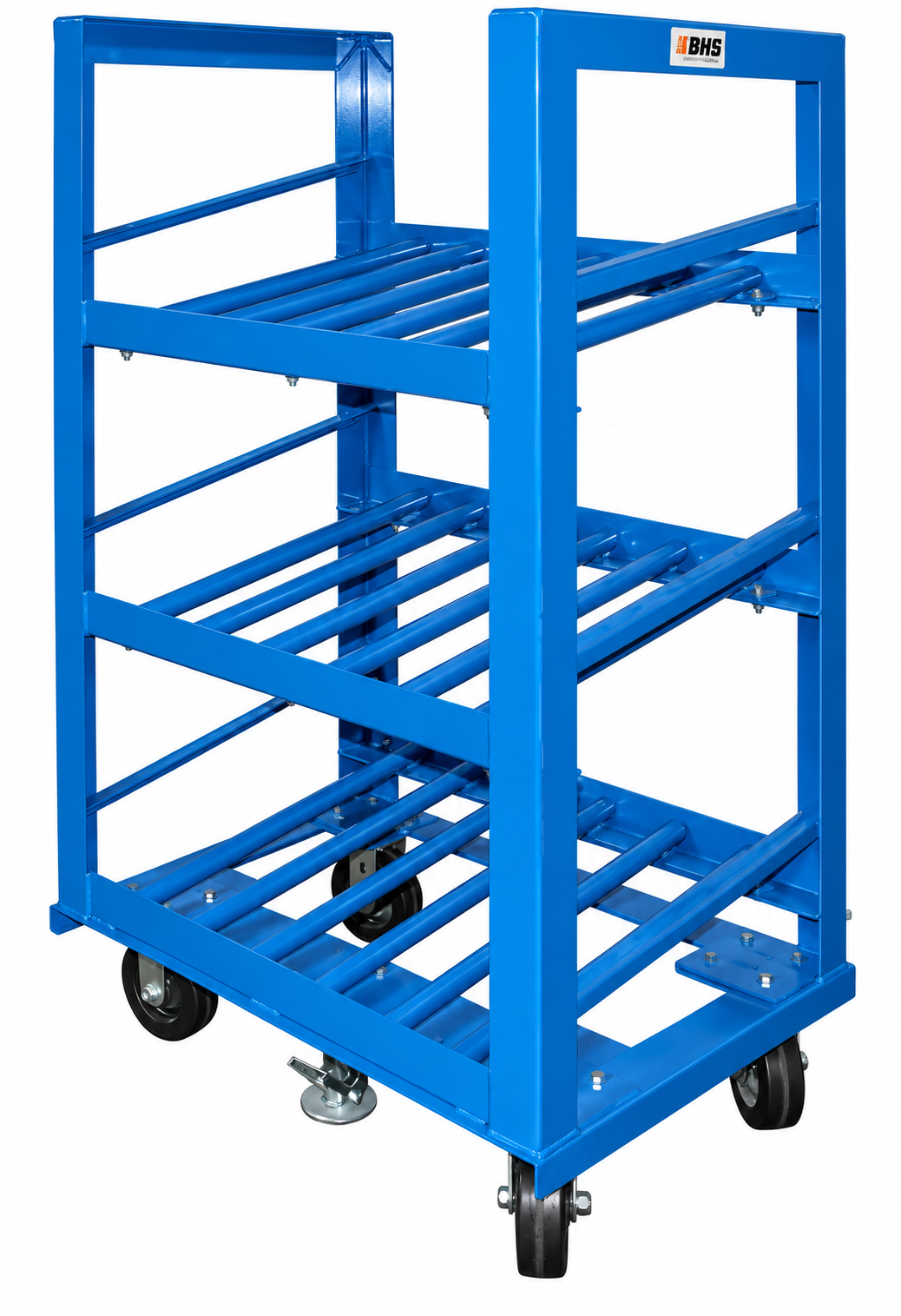 FTR-C-2434-57 BHS Forklift Battery Flow Rack Cart FTR-C-2434-57 BHS Forklift Battery Flow Rack Cart